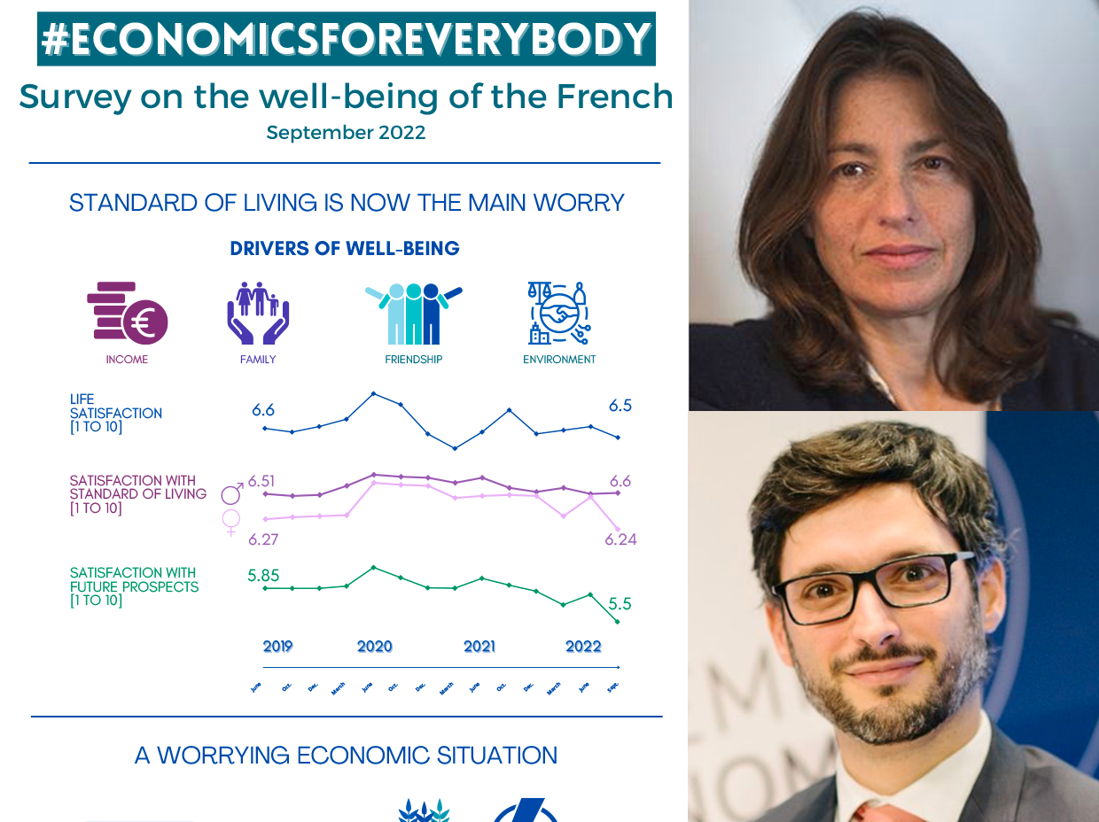 Infographic | Survey on the well-being of the French | Mathieu Perona and  Claudia Senik - Paris School of Economics